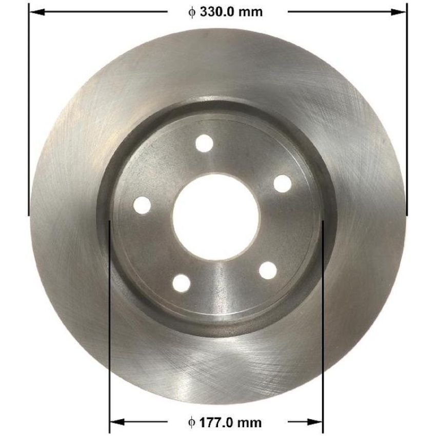 BENDIX DRUM & ROTORS PRT6170 BENDIX Disc Brake Rotor