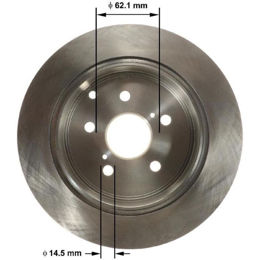BENDIX DRUM & ROTORS PRT6174 BENDIX Disc Brake Rotor