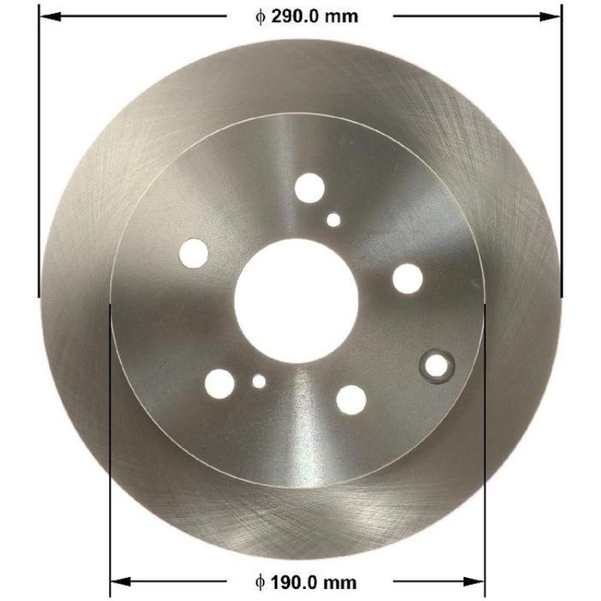 BENDIX DRUM & ROTORS PRT6174 BENDIX Disc Brake Rotor