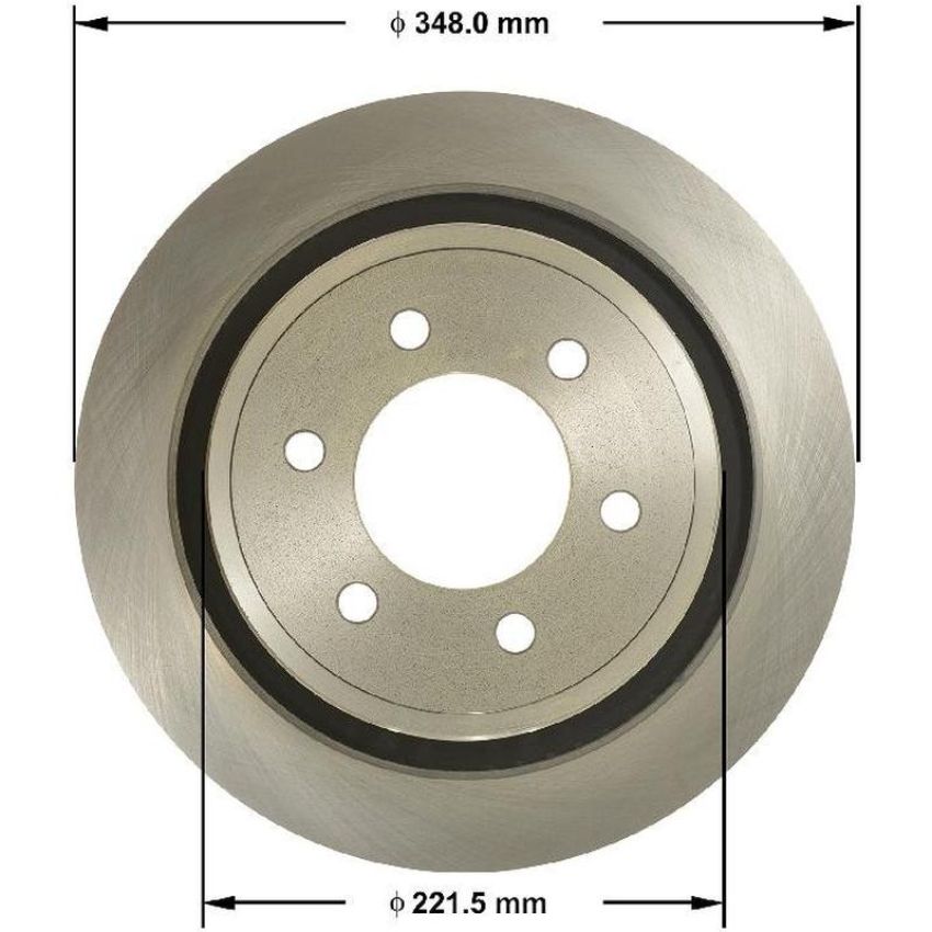 BENDIX DRUM & ROTORS PRT6177 BENDIX Disc Brake Rotor