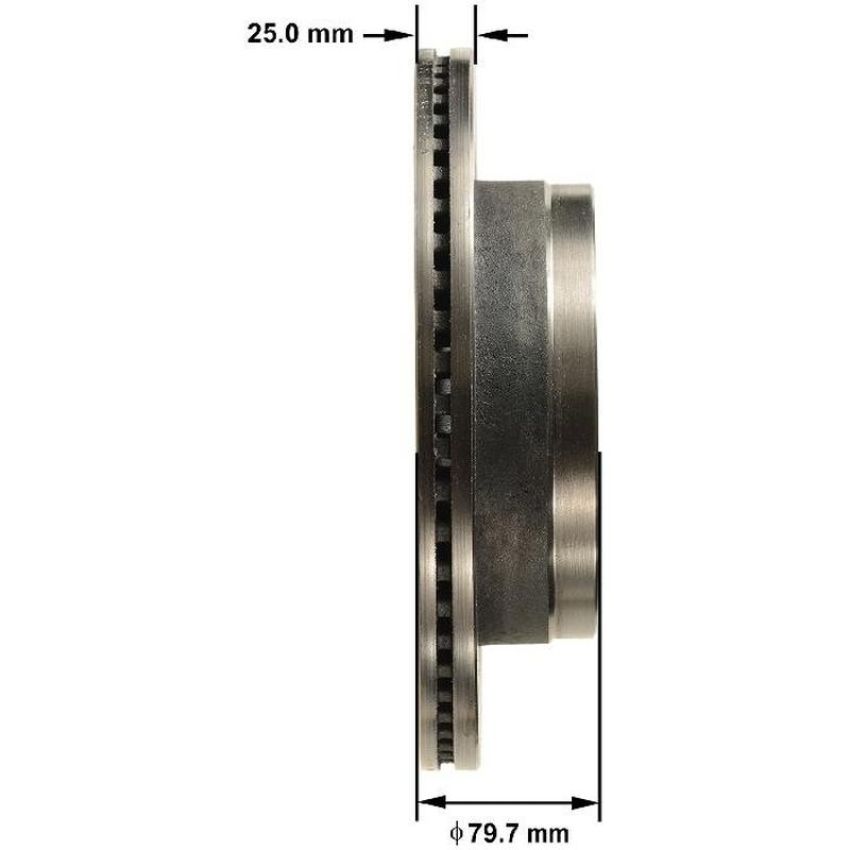 BENDIX DRUM & ROTORS PRT6178 BENDIX Disc Brake Rotor