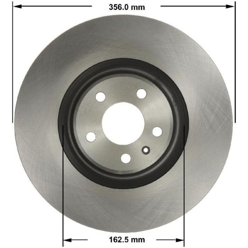 BENDIX DRUM & ROTORS PRT6185 BENDIX Disc Brake Rotor