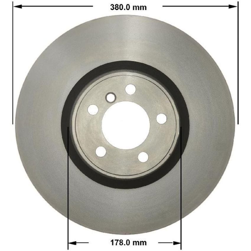 BENDIX DRUM & ROTORS PRT6186 BENDIX Disc Brake Rotor