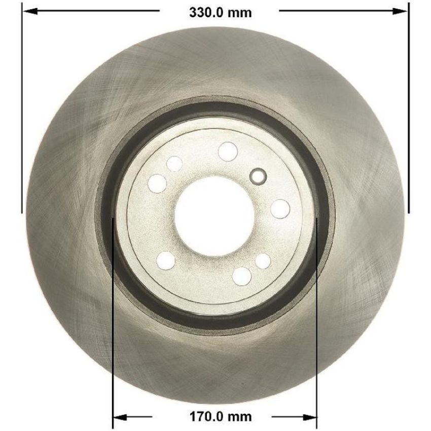 BENDIX DRUM & ROTORS PRT6189 BENDIX Disc Brake Rotor