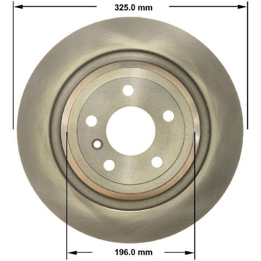 BENDIX DRUM & ROTORS PRT6190 BENDIX Disc Brake Rotor