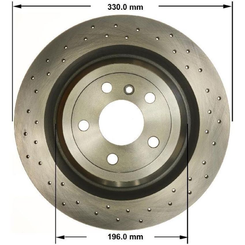 BENDIX DRUM & ROTORS PRT6191 BENDIX Disc Brake Rotor
