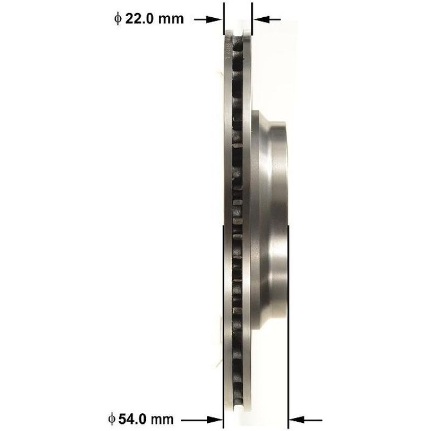 BENDIX DRUM & ROTORS PRT6191 BENDIX Disc Brake Rotor