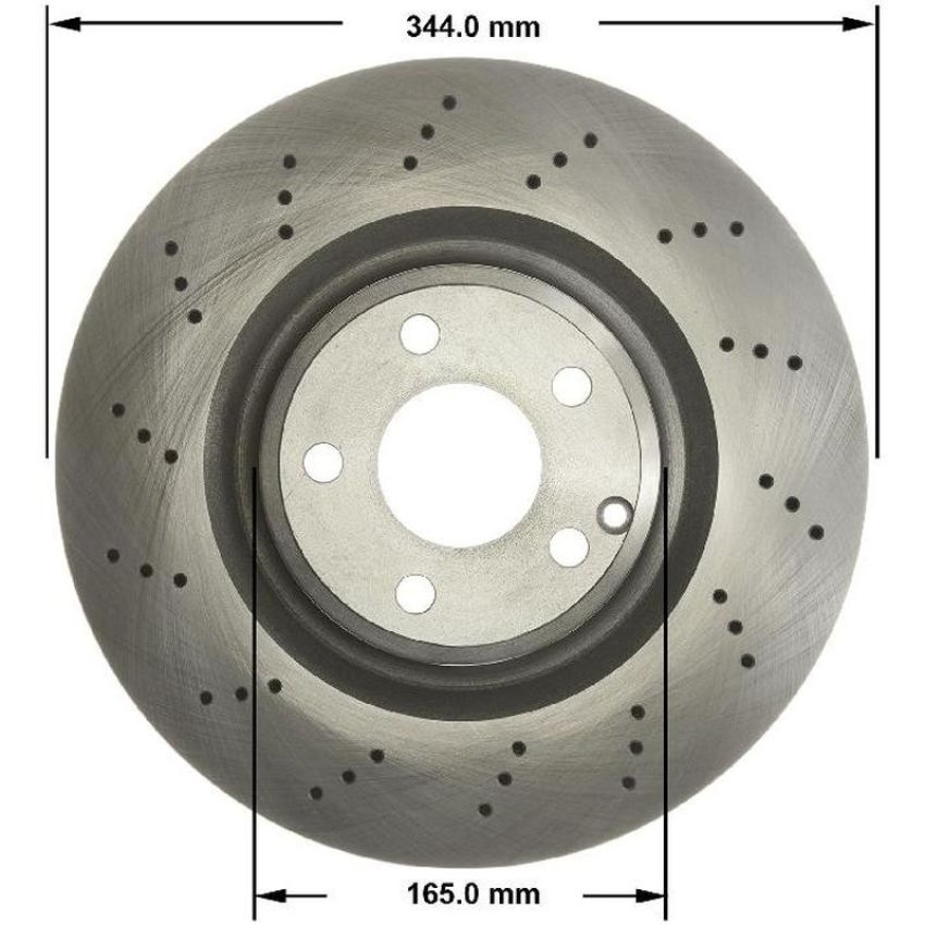 BENDIX DRUM & ROTORS PRT6192 BENDIX Disc Brake Rotor