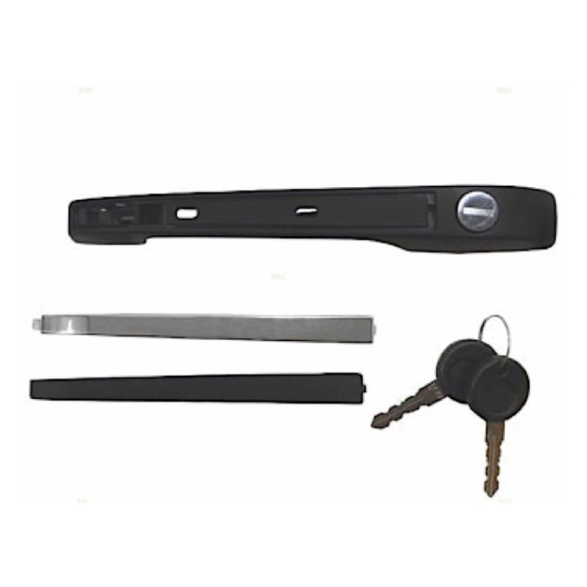 RH FRONT DOOR HANDLE OUTER W/CYLINDER & KEYS VOLKSWAGEN GOLF 1985-1992; JETTA 85-92; RABBIT 79-84