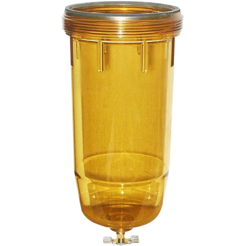 BALDWIN FILTERS B10-AL BOWL Transparent Amber Bowl with Drain