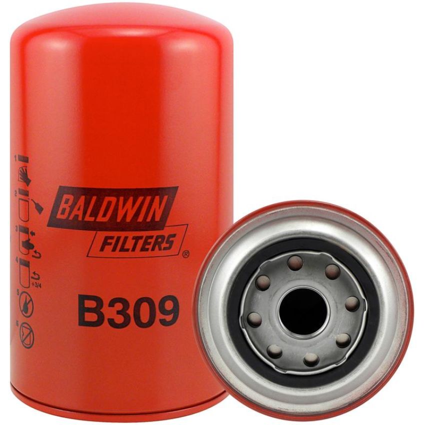 BALDWIN FILTERS B309 High Perform. Glass F-FLube Spin-on