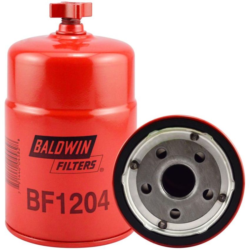 BALDWIN FILTERS BF1204 Sec. Fuel/Water Sep. Spin-on w/Drain