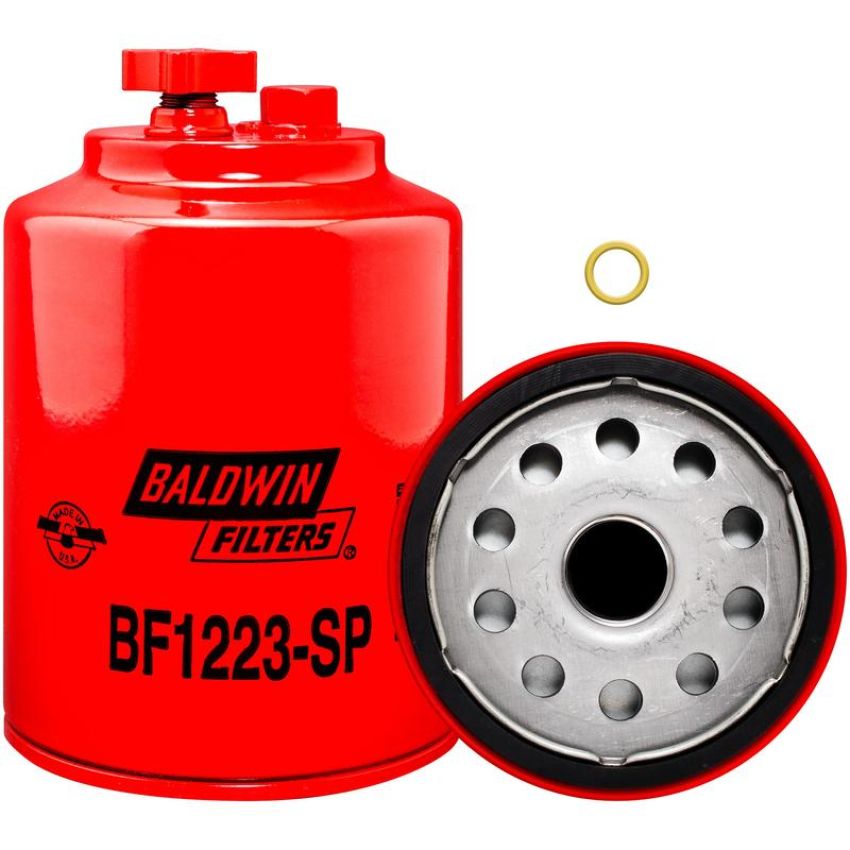 BALDWIN FILTERS BF1223-SP FWS Spin-on w/Drain, Sensor Port