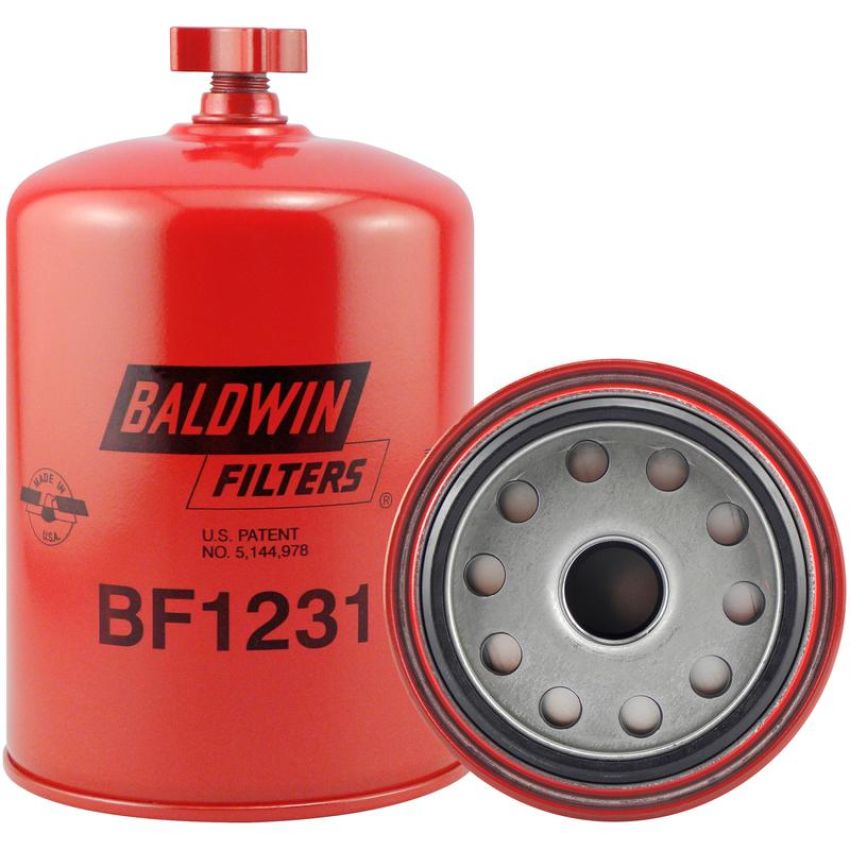 BALDWIN FILTERS BF1231 Fuel/Water Separator Spin-on with Drain
