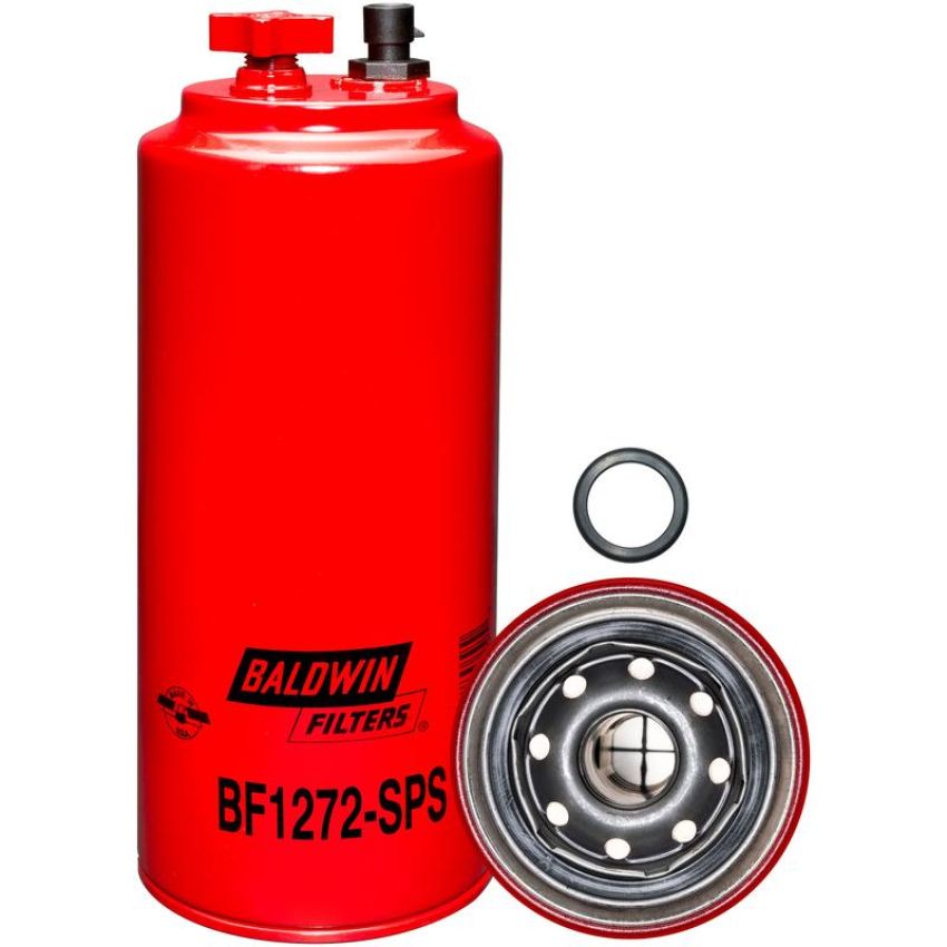 BALDWIN FILTERS BF1272-SPS FWS Spin-on w/Drain, Sensor Port and Reusable Sensor