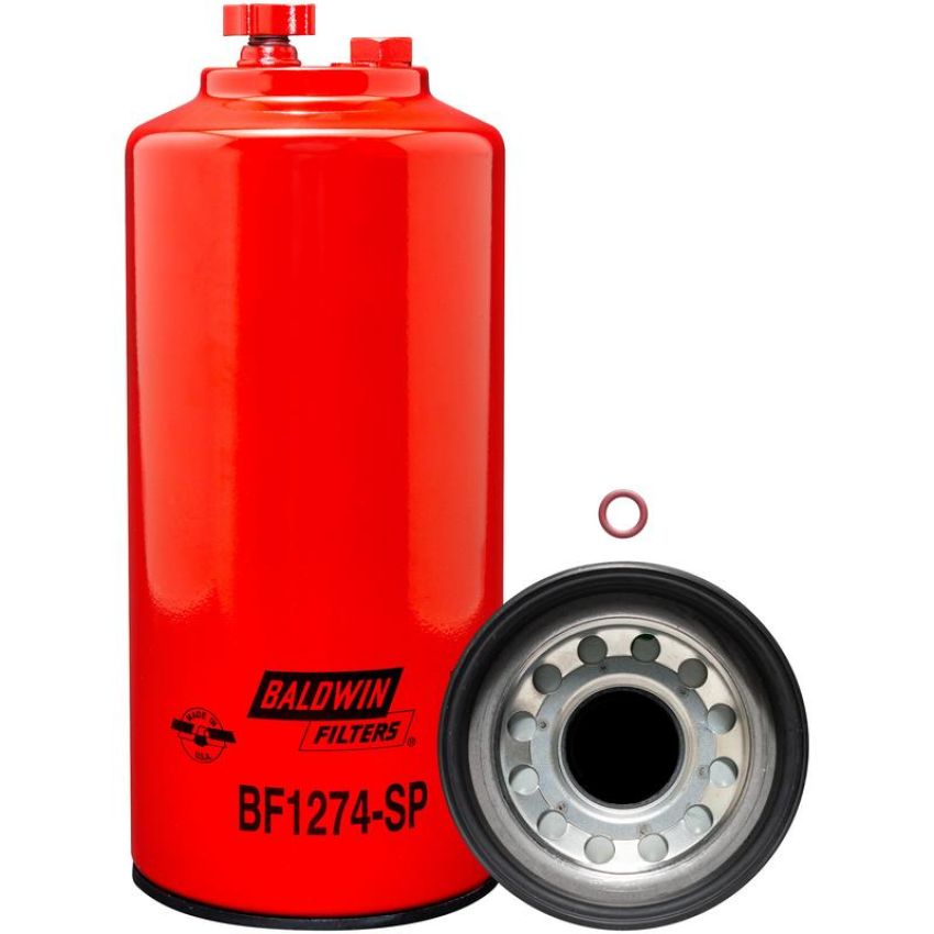 BALDWIN FILTERS BF1274-SP FWS Spin-on with Drain and Sensor Port