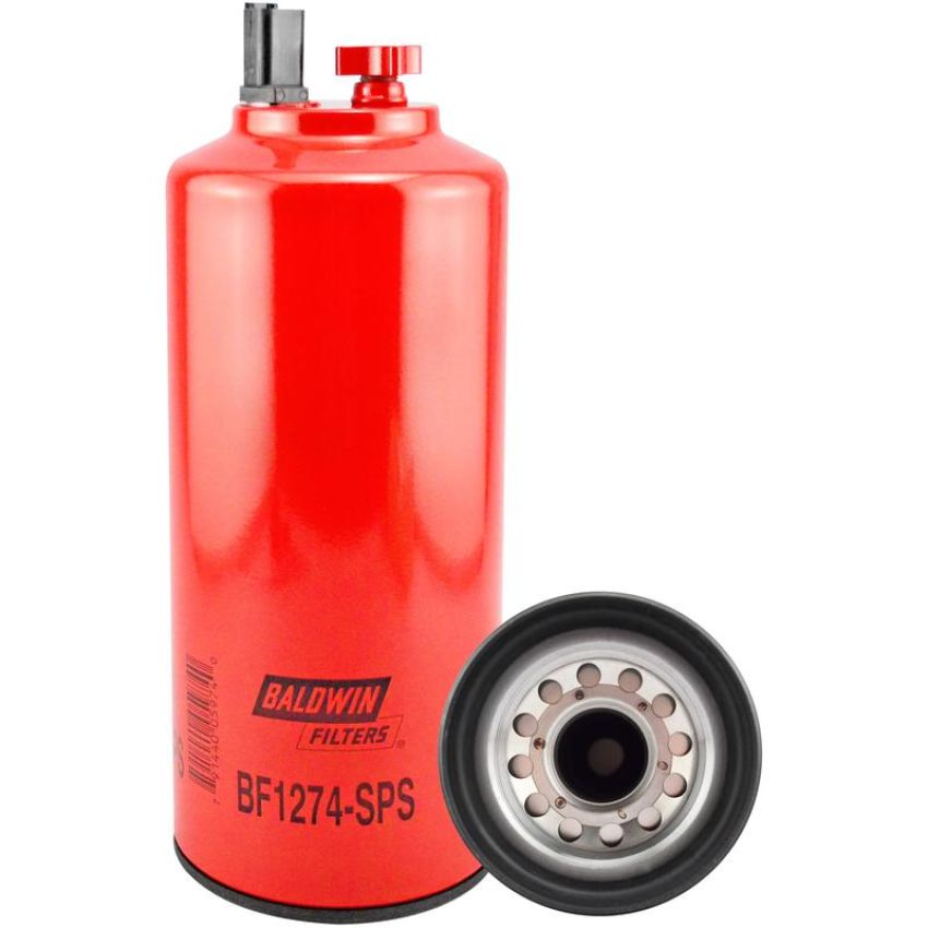 BALDWIN FILTERS BF1274-SPS FWS Spin-on w/Drain, Sensor Port and Reusable Sensor