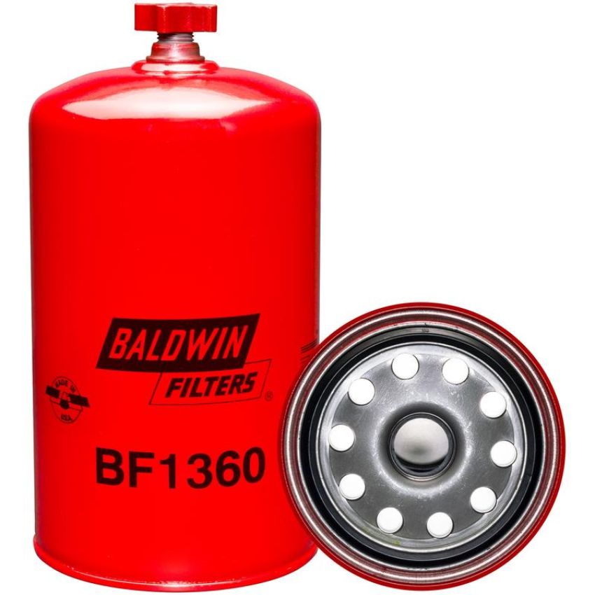 BALDWIN FILTERS BF1360 Fuel/Water Separator Spin-on with Drain
