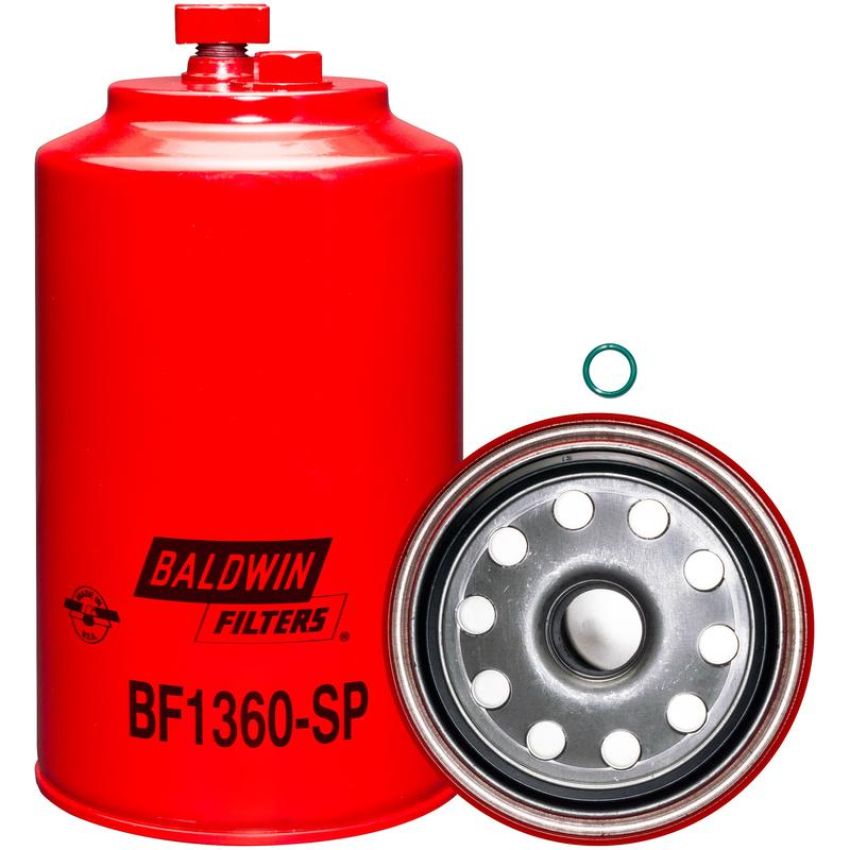 BALDWIN FILTERS BF1360-SP Fuel/Water Separator Spin-on with Drain and Sensor Port
