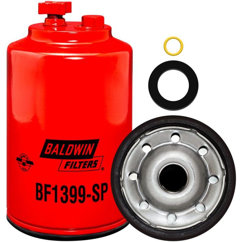 BALDWIN FILTERS BF1399-SP Fuel/Water Separator Spin-on with Drain and Sensor Port