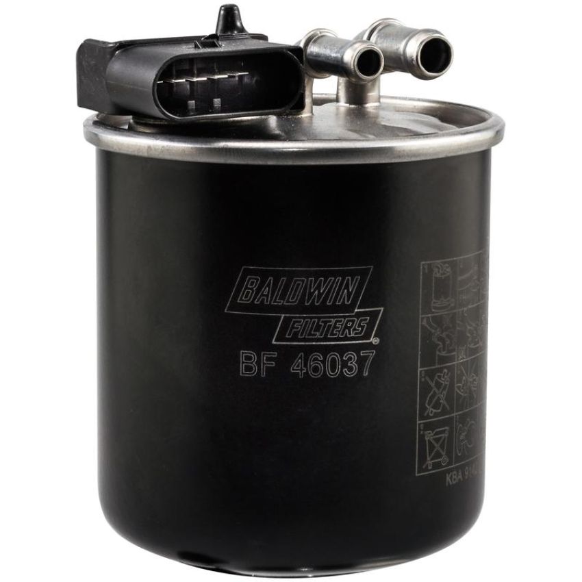 BALDWIN FILTERS BF46037 In-Line Fuel Filter w/Plastic Connector