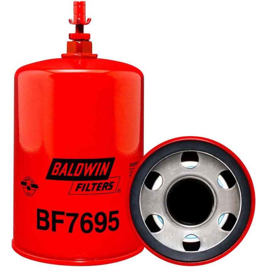 BALDWIN FILTERS BF7695 Resin Ribbon Fuel Coalescer Spin-on with Drain
