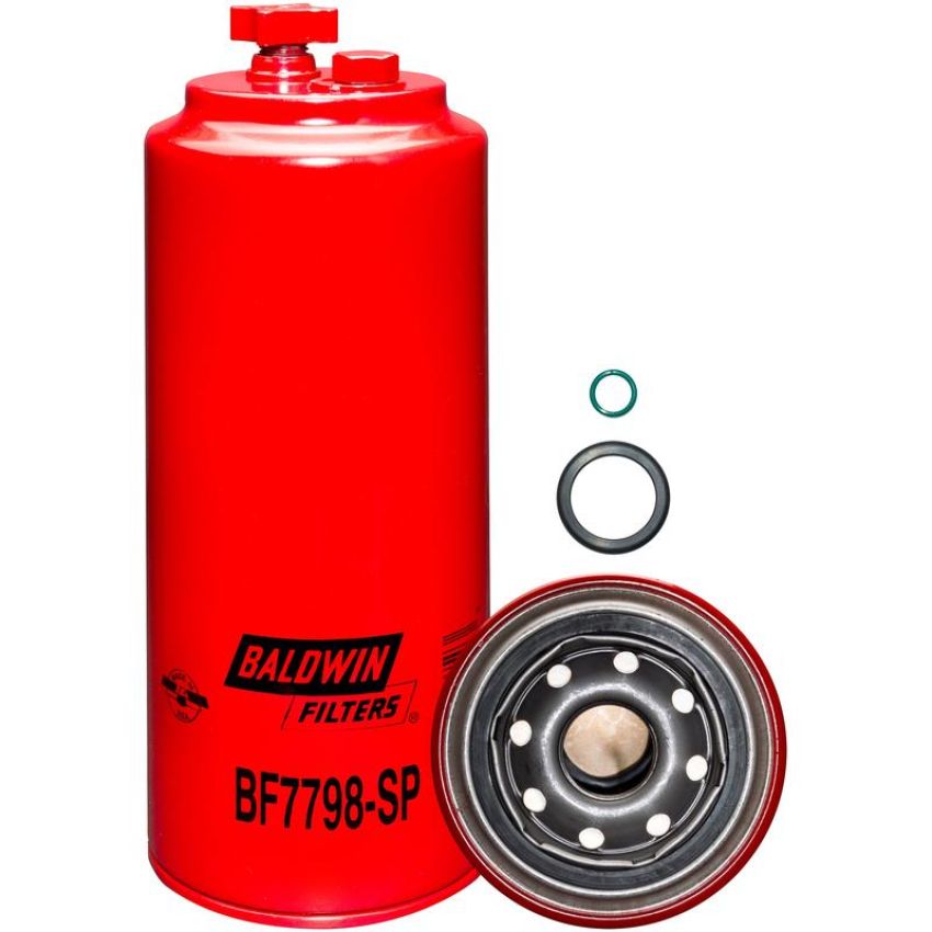 BALDWIN FILTERS BF7798-SP Fuel/Water Separator Spin-on with Drain and Sensor Port