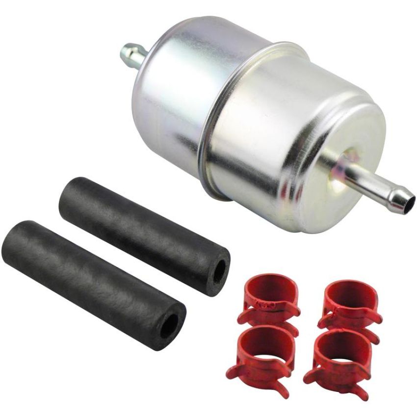 BALDWIN FILTERS BF833-K2 In-Line Fuel Filter with Clamps and Hoses