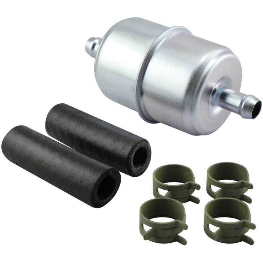 BALDWIN FILTERS BF836-K3 In-Line Fuel Filter with Clamps and Hoses