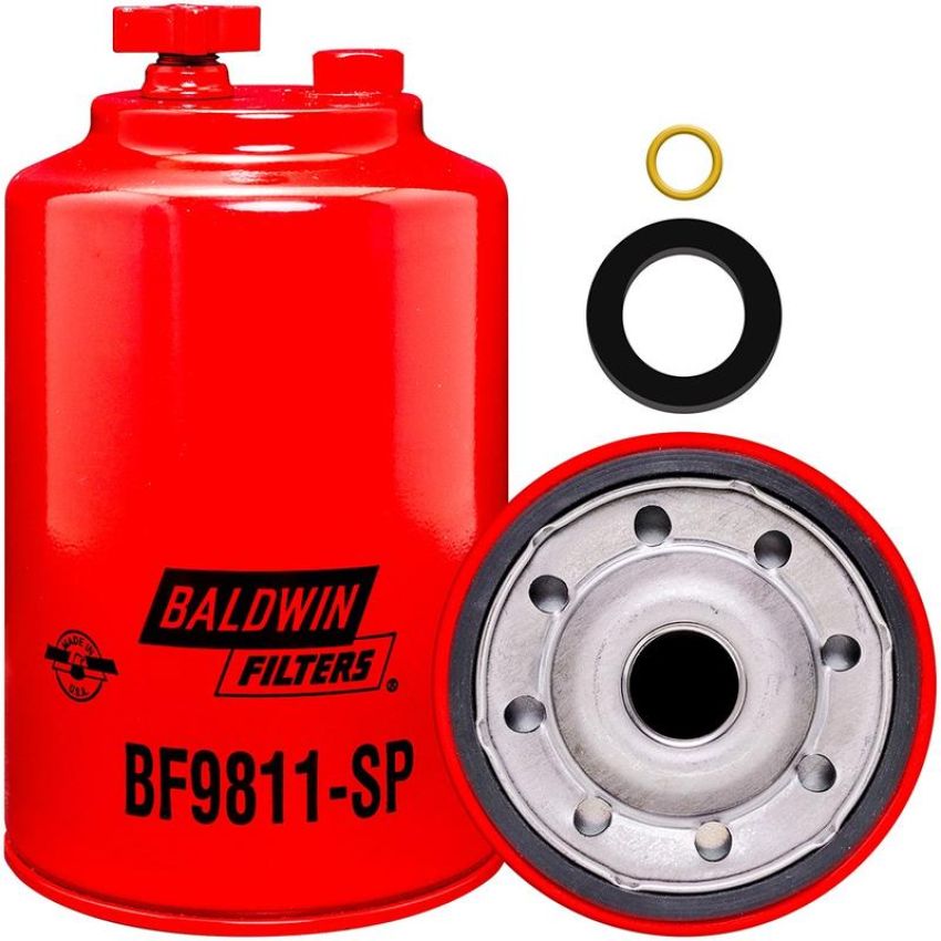 BALDWIN FILTERS BF9811-SP Fuel/Water Separator with Drain and Sensor Port
