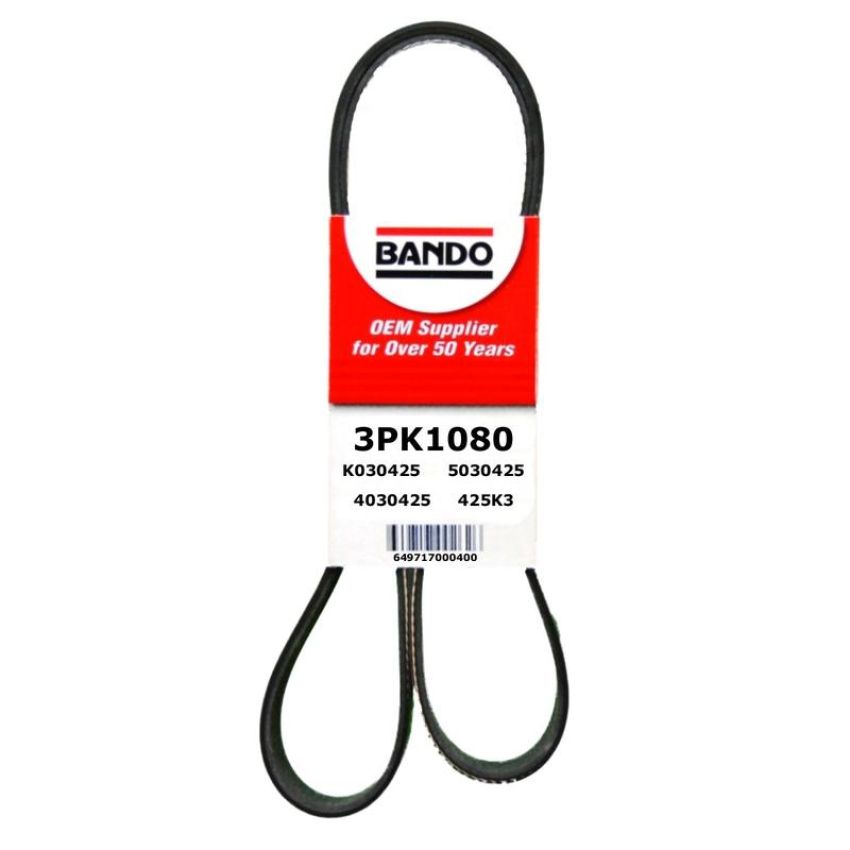 BANDO BELTS 3PK1080 Bando USA OEM Quality Serpentine Belt