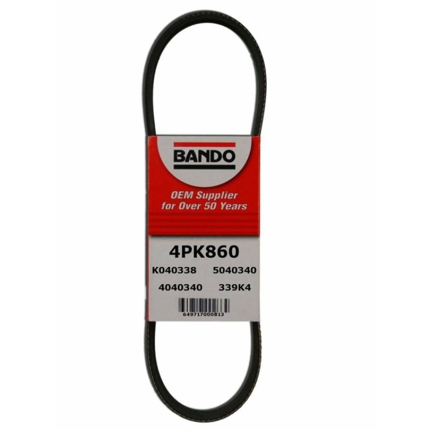 BANDO BELTS 4PK860 Bando USA OEM Quality Serpentine Belt