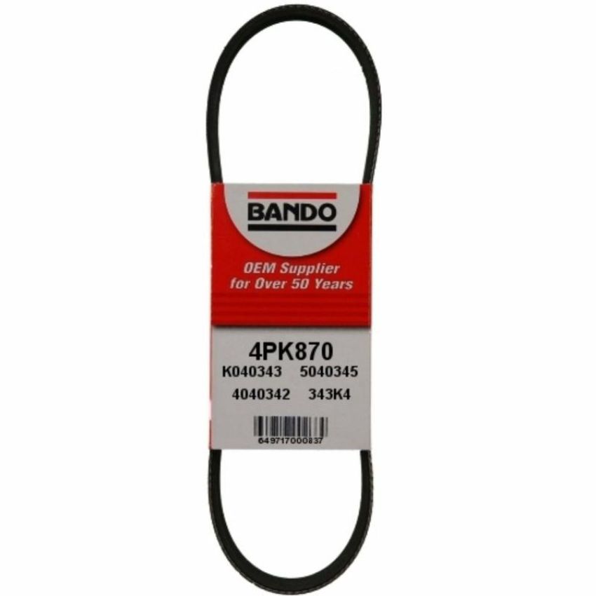 BANDO BELTS 4PK870 Bando USA OEM Quality Serpentine Belt