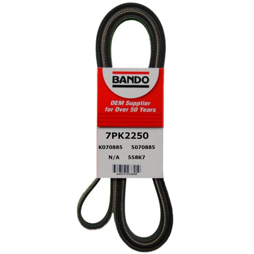 BANDO BELTS 7PK2250 Bando USA OEM Quality Serpentine Belt
