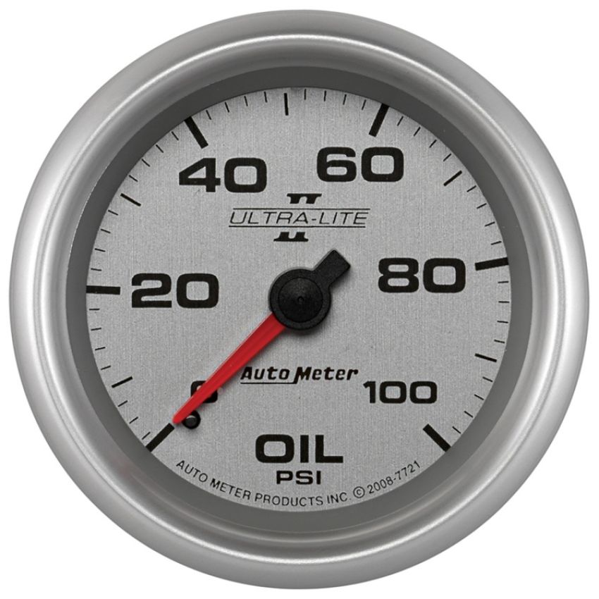 AutoMeter 7721 GAUGE, OIL PRESSURE, 2 5/8