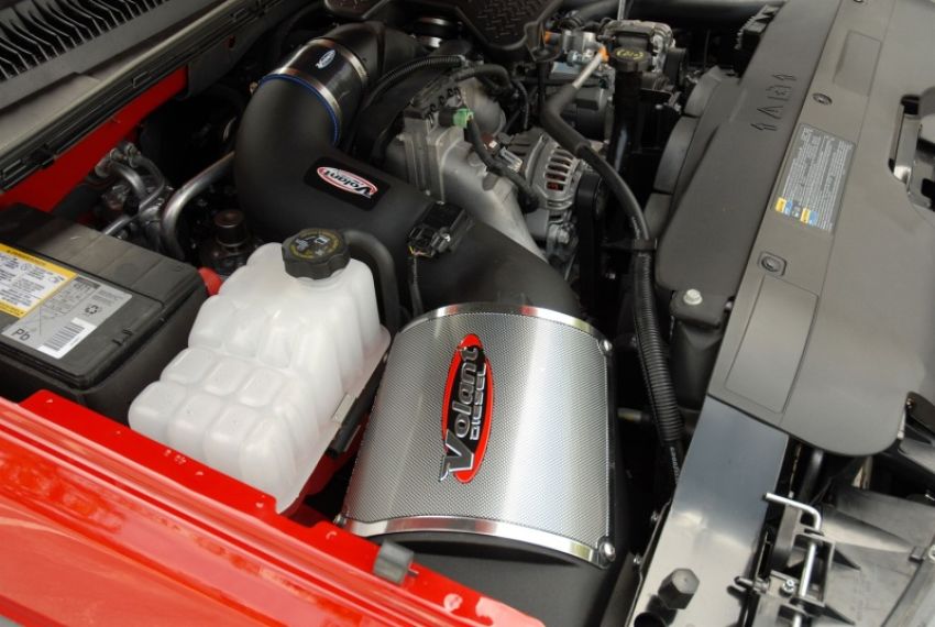 Volant 150666 Volant air intake systems utilize a high-velocity venturi filter adapter which provides a smooth transition through the MAF sensor into the intake tube for a much needed airflow improvement over the factory rubber tubing and resonator box.