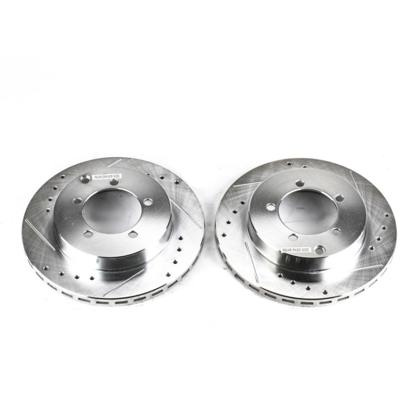 PowerStop JBR585XPR PowerStop Evolution Performance Drilled, Slotted & Plated Brake Rotor Pair