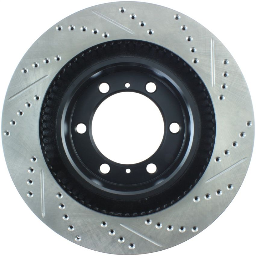 Stoptech 127.44174R Slotted & Drilled Sport Brake Rotor