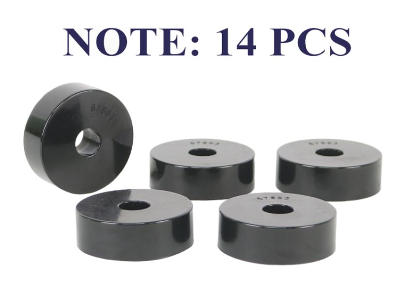 Whiteline W93478 1959-1973 Jeep CJ5 Body Mount Bushing Set