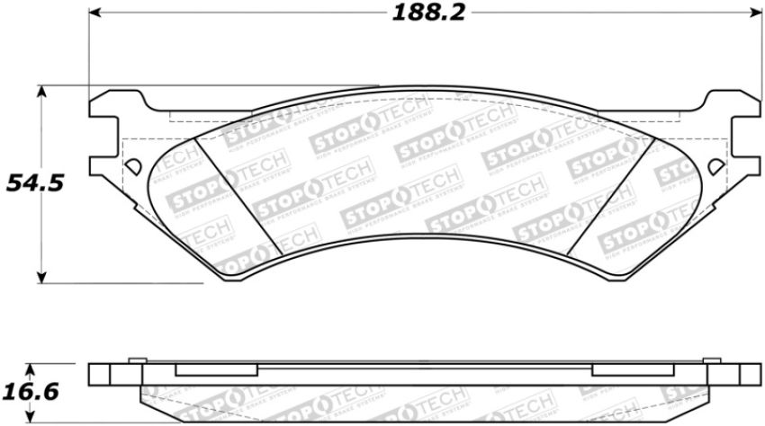 Stoptech 308.08020 Street Brake Pads