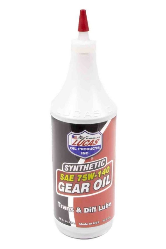 LUCAS OIL LUC10121 75w140 Synthetic Gear Oil 1 Qt