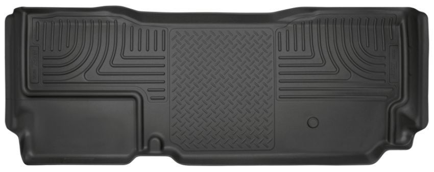 Husky Liners 19721 11-15 Ford F250/F350/F450 Super Duty Ext Cab WeatherBeater Black 2nd Seat Floor Liners