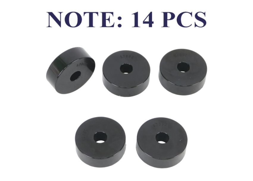 Whiteline W93478 1959-1973 Jeep CJ5 Body Mount Bushing Set