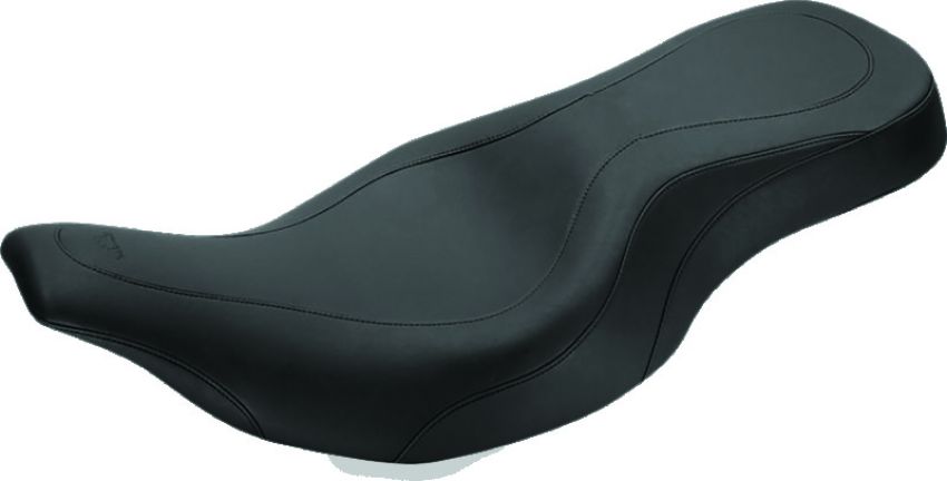 Mustang Motorcycle 76587 Mustang 97-07 Harley Electra Glide, Rd Glide Wide Tripper 1PC Seat - Black