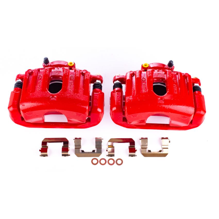 PowerStop S6140 Red Powder Coated Calipers