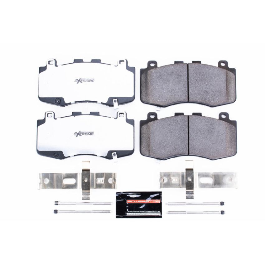 PowerStop Z36-6006 PowerStop - Z36 Truck and SUV Carbon-Fiber Ceramic Brake Pads with Hardware Kit