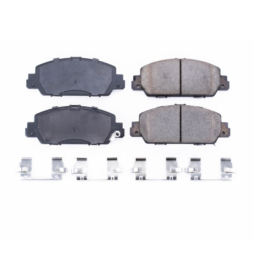 PowerStop 17-1654 PowerStop - Z17 Low-Dust Ceramic Brake Pads with Hardware