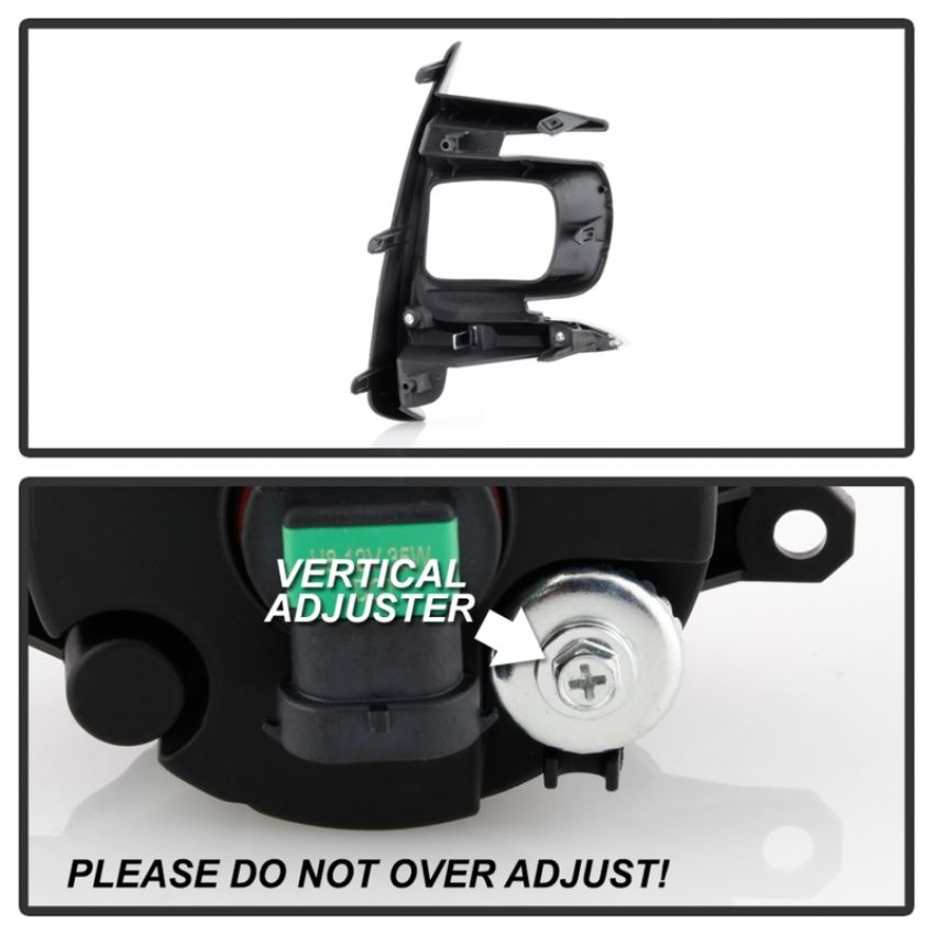 SPYDER 5086334 OEM Fog Light W/OEM Style Switch - Clear