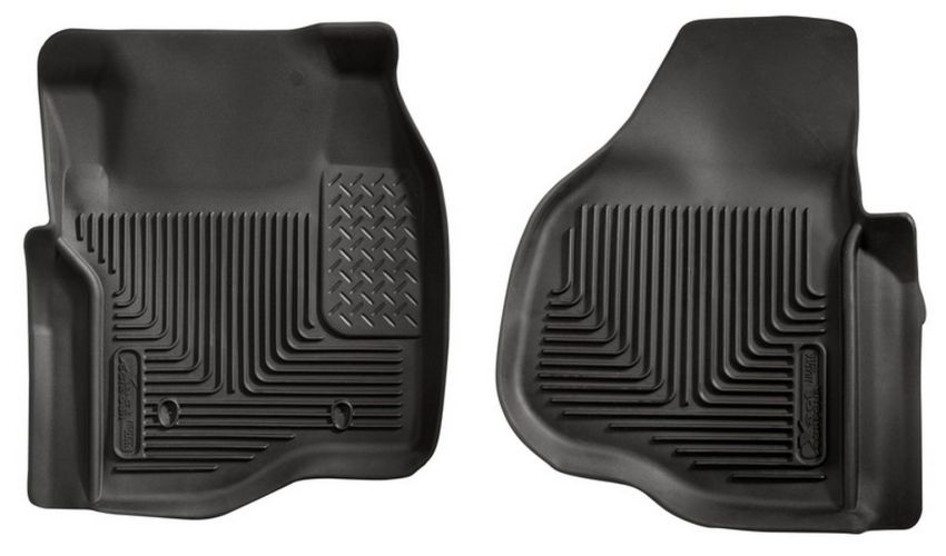 HUSKY LINERS HSK53301 Ford X-Act Contour Floor Liners Front Black