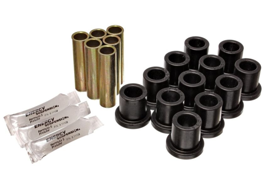Energy Suspension 4.2113G 57-72 Ford F-100 / F-150 Rear 2WD Black Spring and Shackle Set